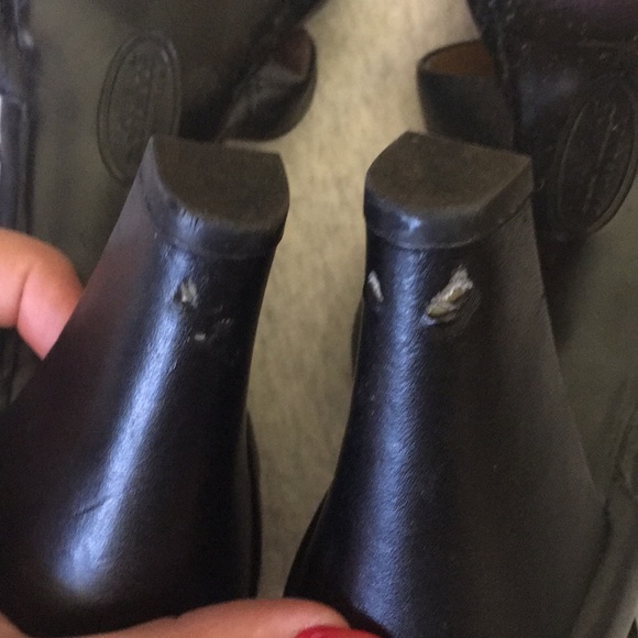 Black heeled sandals (BAG 5) - Picture 3 of 3